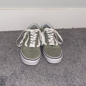 Light green traditional Vans